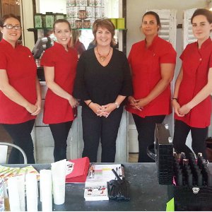 Pop up spa debbie stevens wellbeing team